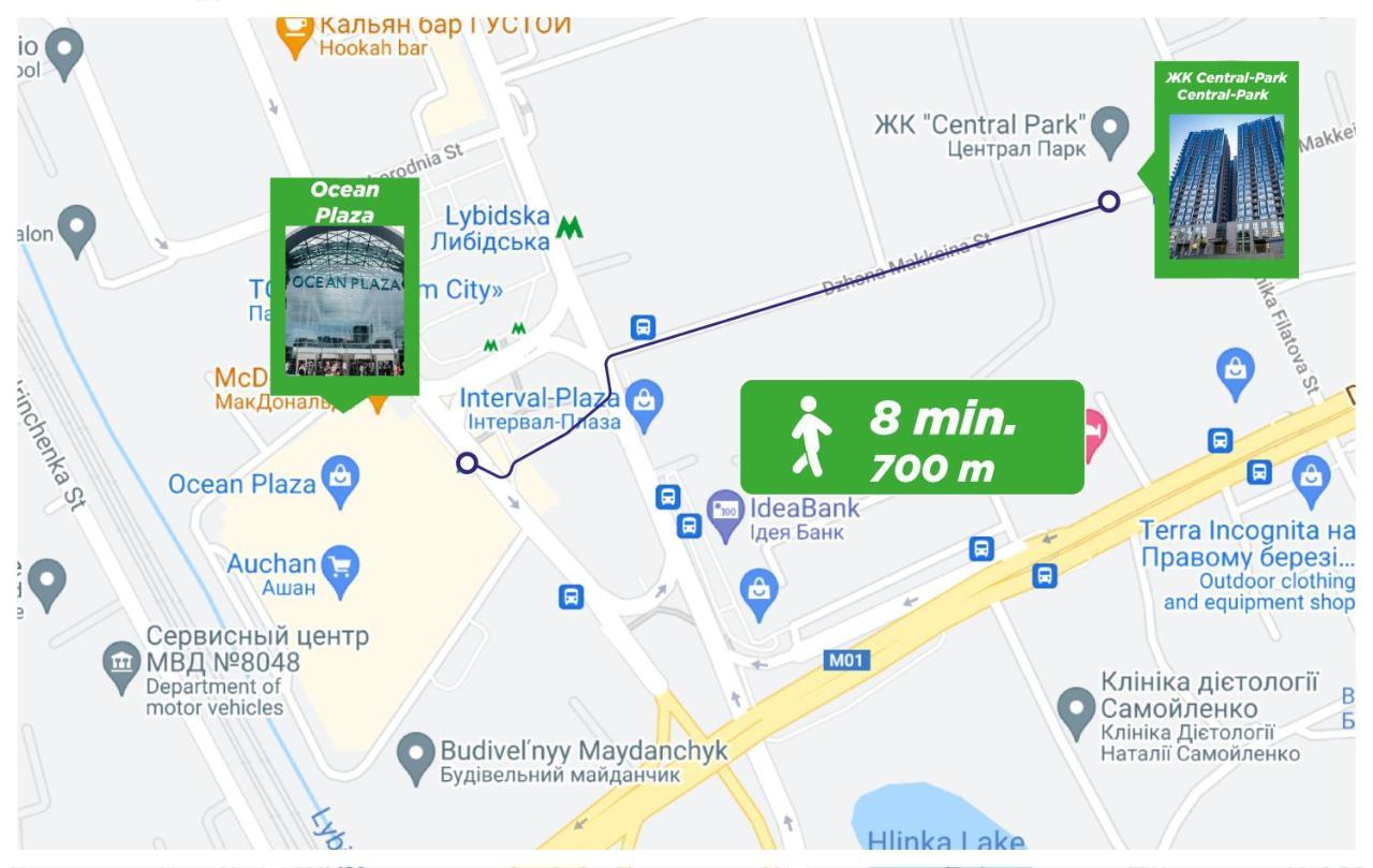 Petrovdom Apartaments 8-188 In Rc Central Park, 7 John Mccain Street Kiew Exterior foto